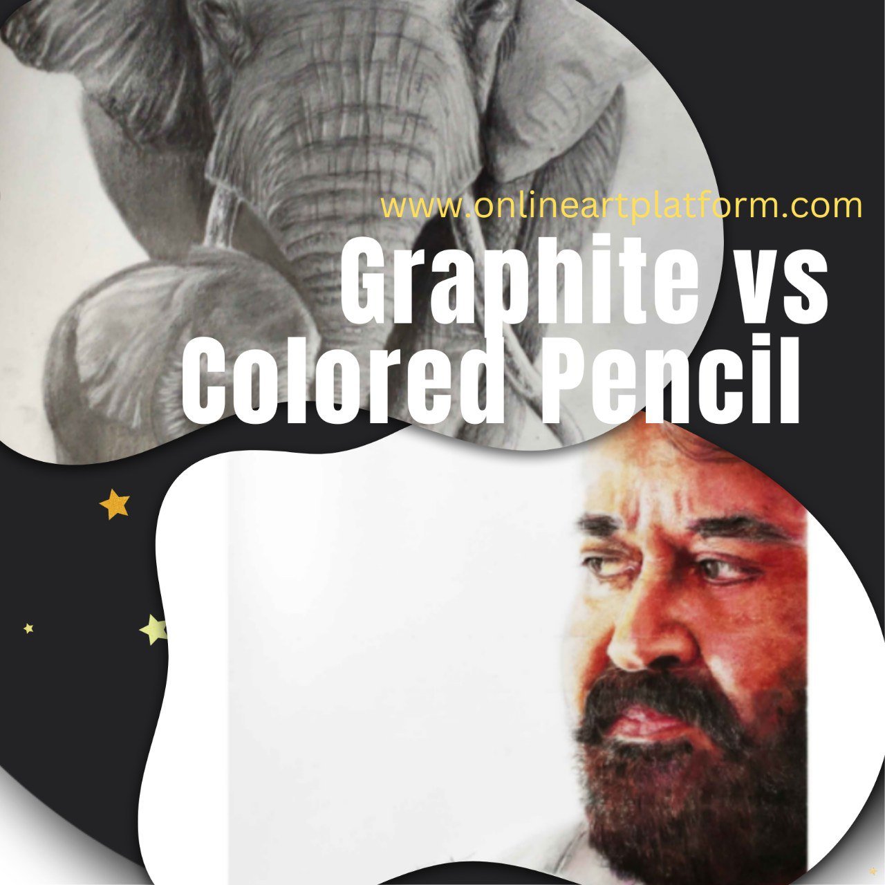 Difference Between Graphite and Colored Pencil Art