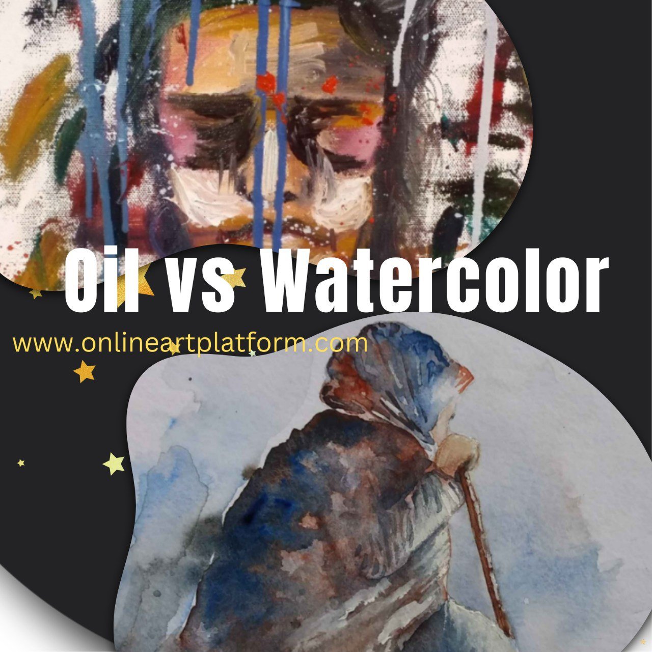 Difference Between Oil Paint and Watercolor