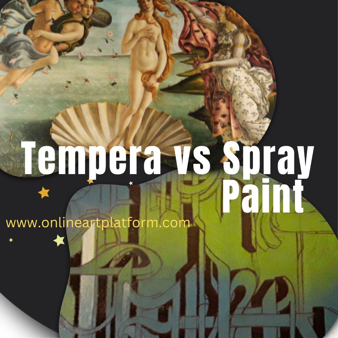 Difference Between Tempera paint vs Spray Paint