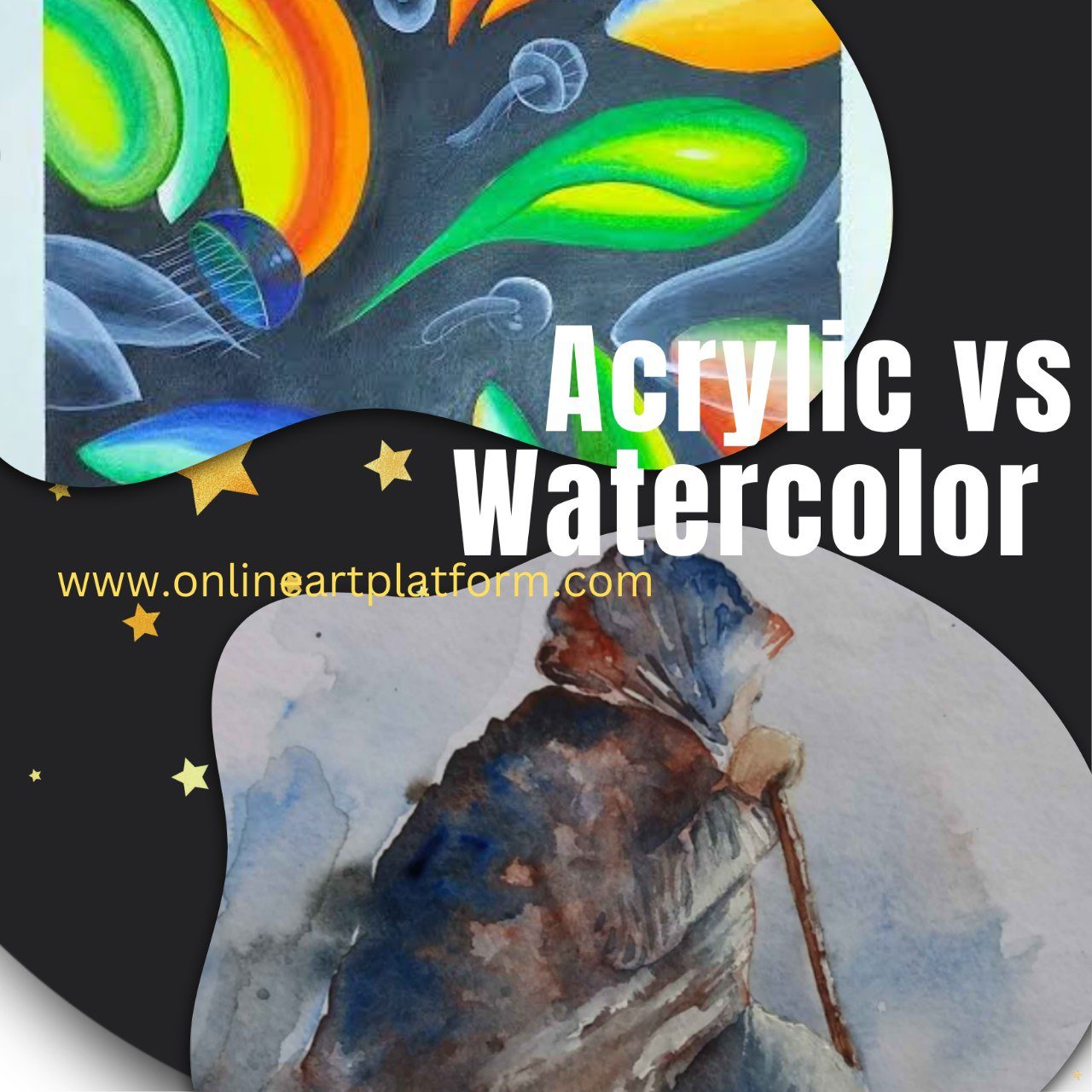 Difference Between Acrylic and Watercolor Painting