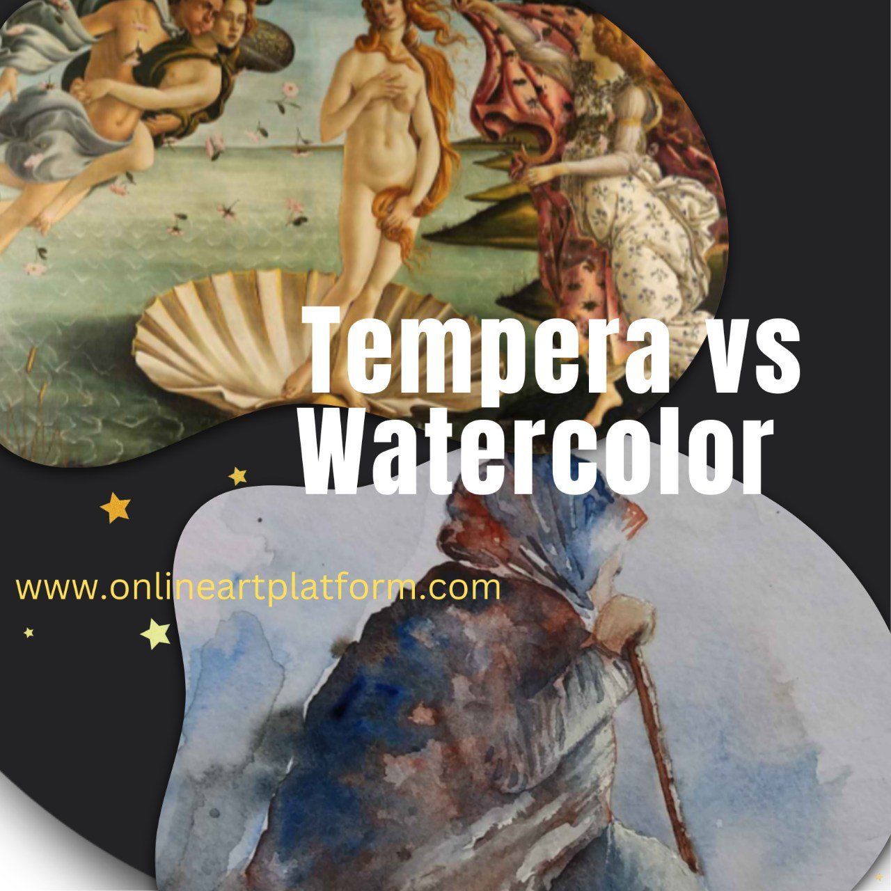 Difference Between Tempera Paint and Watercolor Painting