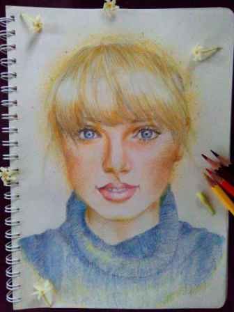 Taylor Swift Portrait Done With Colleen 