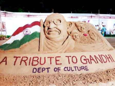 Gandhi Parve Event My Sand Art Wwwbalucreativescom