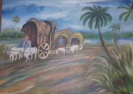 A Scenery Oil Painting By Ankur