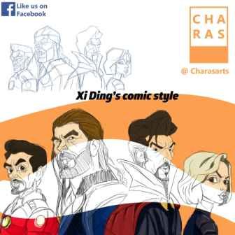 Marvel Heroes Comic Fanart By Charasarts Following Xi Ding S