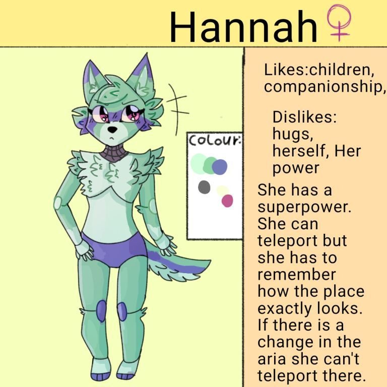 Hannah S Ref Sheet Ahhhh This Is A Mess This Is My First