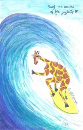 I Created This Giraffe To Remind Us All Of Simply Surfing Th