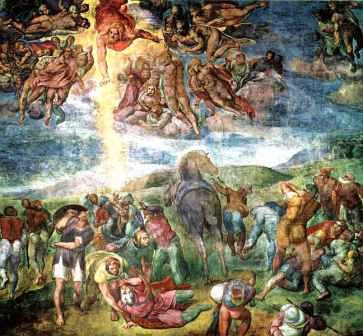 The Conversion Of Saul Artist Michelangelo Year 15421545 Tec