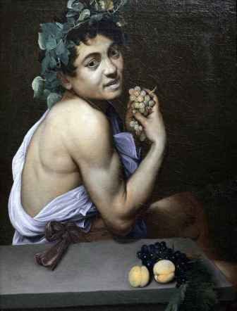 The Young Sick Bacchus Artist Caravaggio Year 1593 1594 Medi