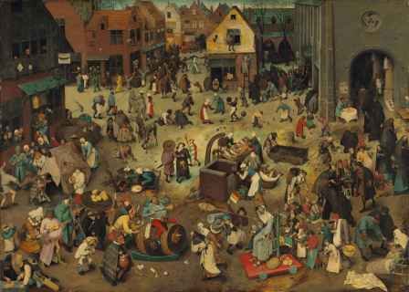The Fight Between Carnival And Lent Artist Pieter Brueghel T