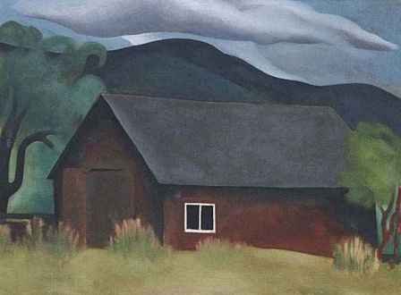 My Shanty Lake George Artist Georgia Okeeffe Year 1922 Dimen