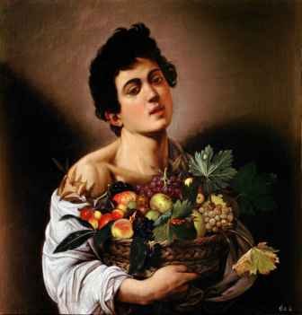 Boy With A Basket Of Fruit Artist Caravaggio Year 1593 Mediu