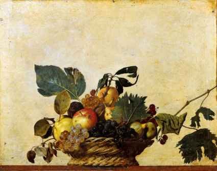 Basket Of Fruit Artist Caravaggio Year 1599 Medium Oil Paint