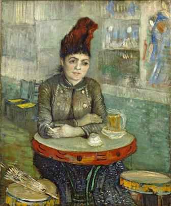 Agostina Segatori Sitting In The Cafe Du Tambourine Artist V