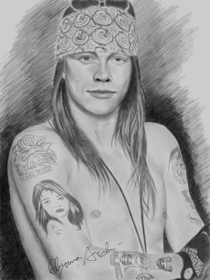 Axl Rose On Paper See My Other Collections On Instagram