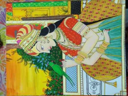 Miniature Watercolor Painting The Art Of Rupendra 