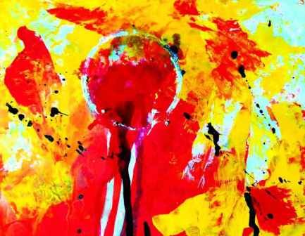 Abstract Painting Acrylic Ink Work66