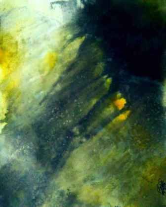Abstract Painting With Ink Series 024