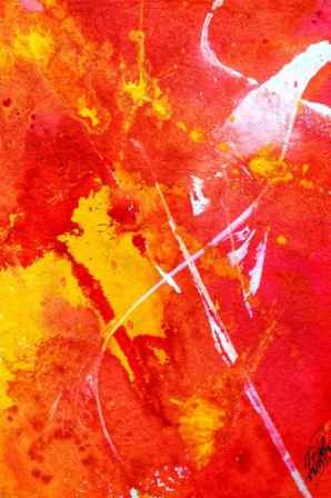 Abstract Painting With Ink Series 031