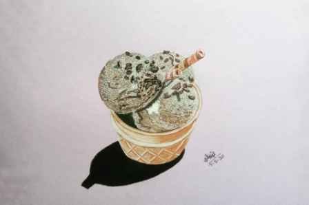 Icecream Realistic Drawing How To Draw Icecream How To