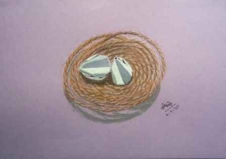Paper Egg In Nest Realistic Drawing How To Draw Nest