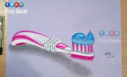 Realistic Art Series 013 Toothbrush