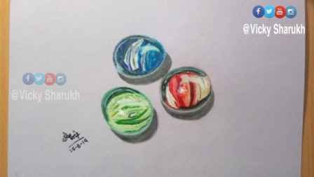 Glass Stones Watch My Drawing Video On Youtube Httpsyoutubeb