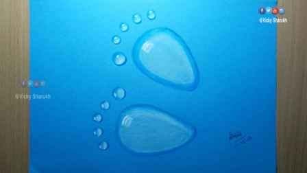 Realistic Art Series 036 Water Footprint