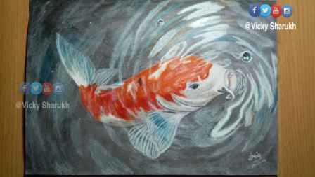  Realistic Drawing Of Fish In Water Httpsyoutubeqvqqp9x7x4u 