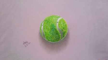 Tennis Ball Realistic Drawing Watch My Drawing Video On