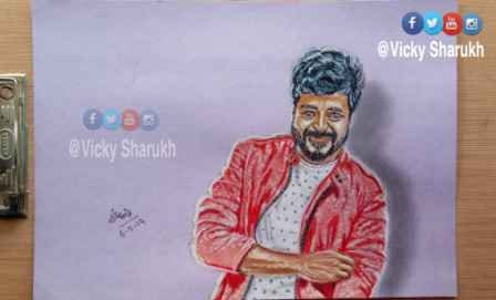 I Dedicating This Drawing To Sivakarthikeyan Siva Kartikeyan