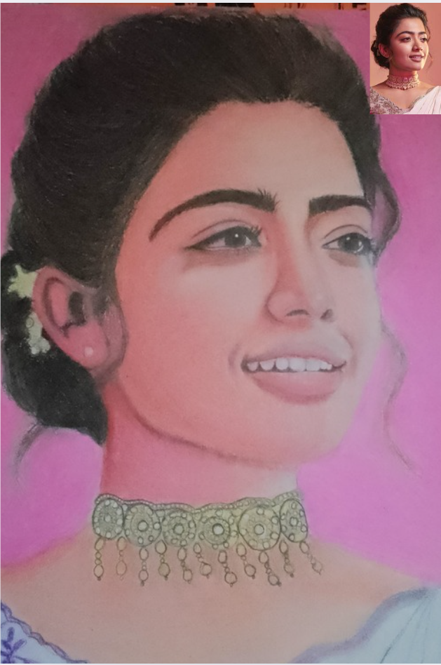 Indian Actress Rashmika Mandanna Portrait