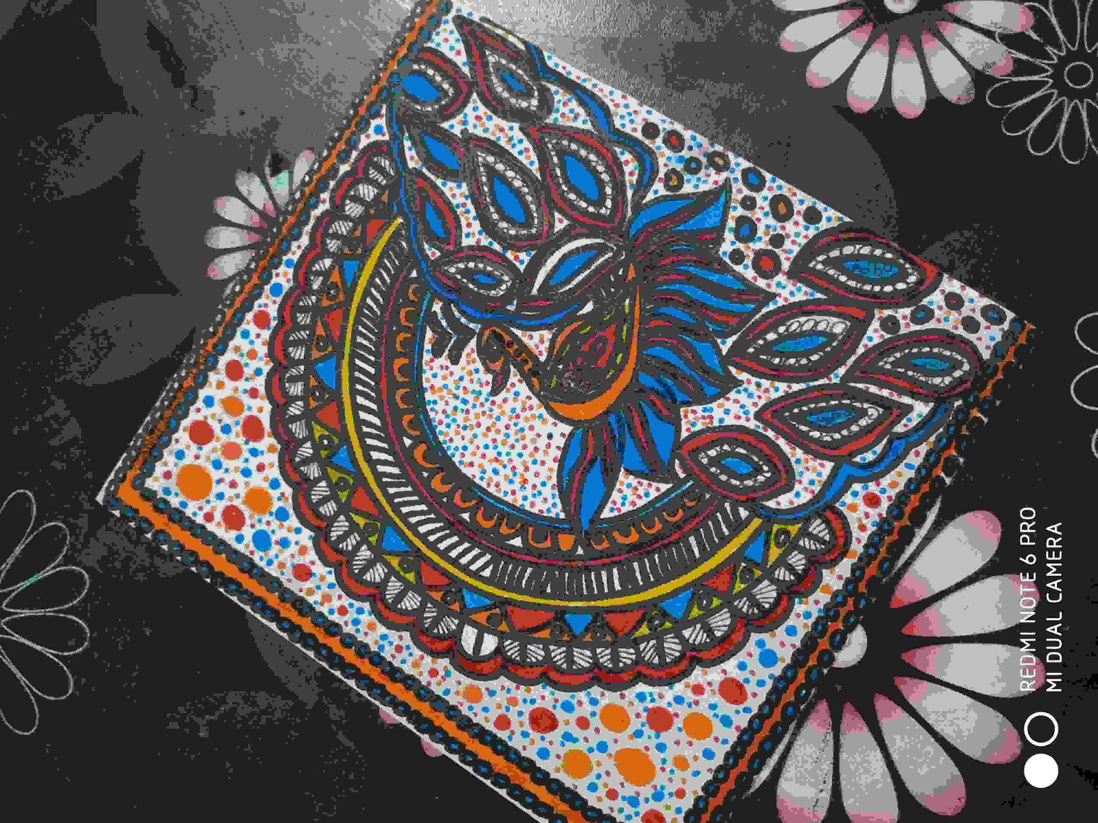 Painting Of Painting In Mandala Art Size Small Size Sq Cm