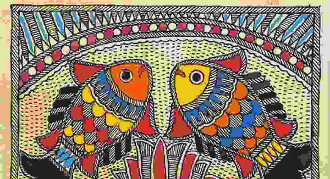 Painting Of Painting In Madhubani Painting Size A4size Sq Cm