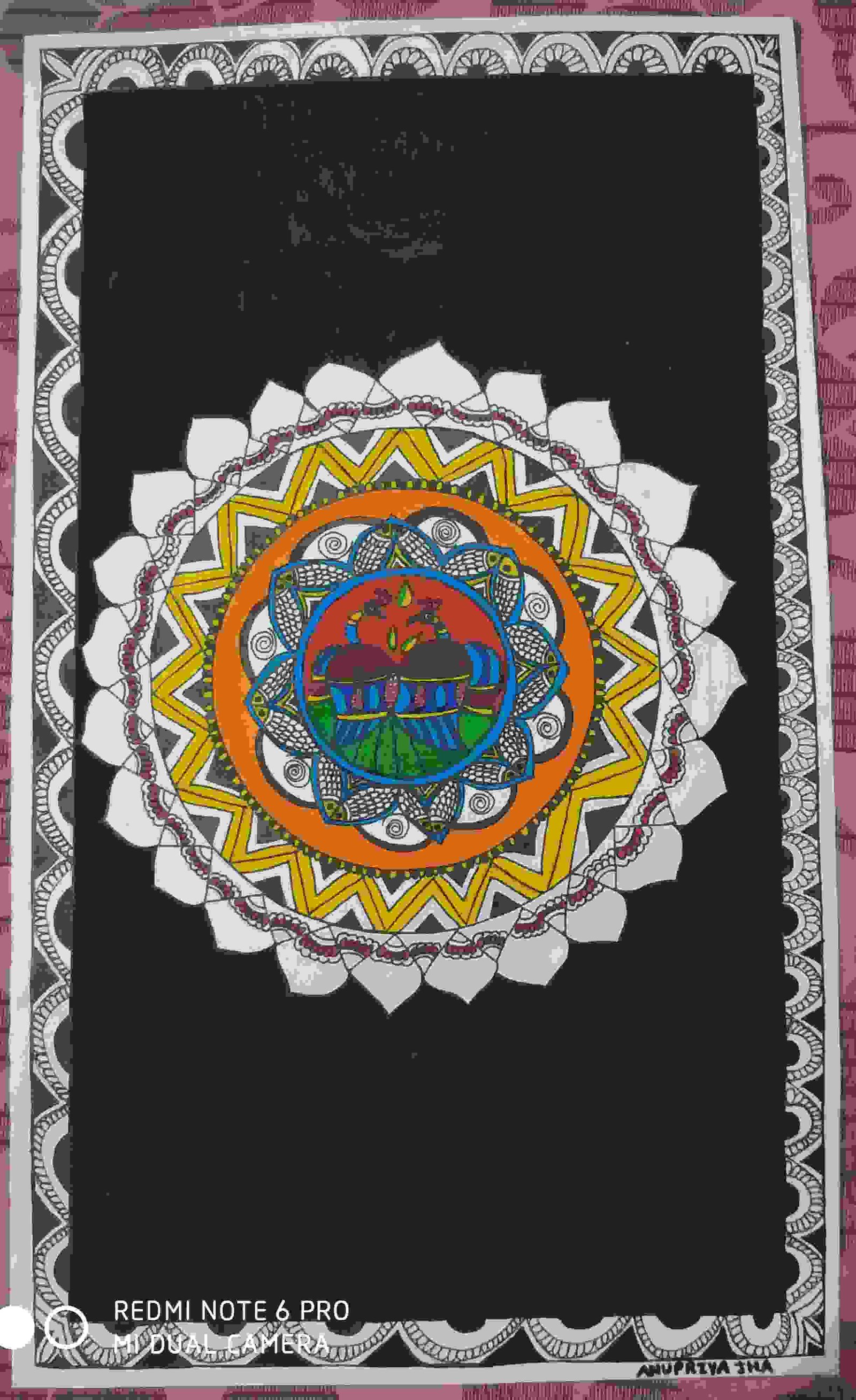 Painting Of Mandala Art In 1piece Size A8size Sq Cm Price