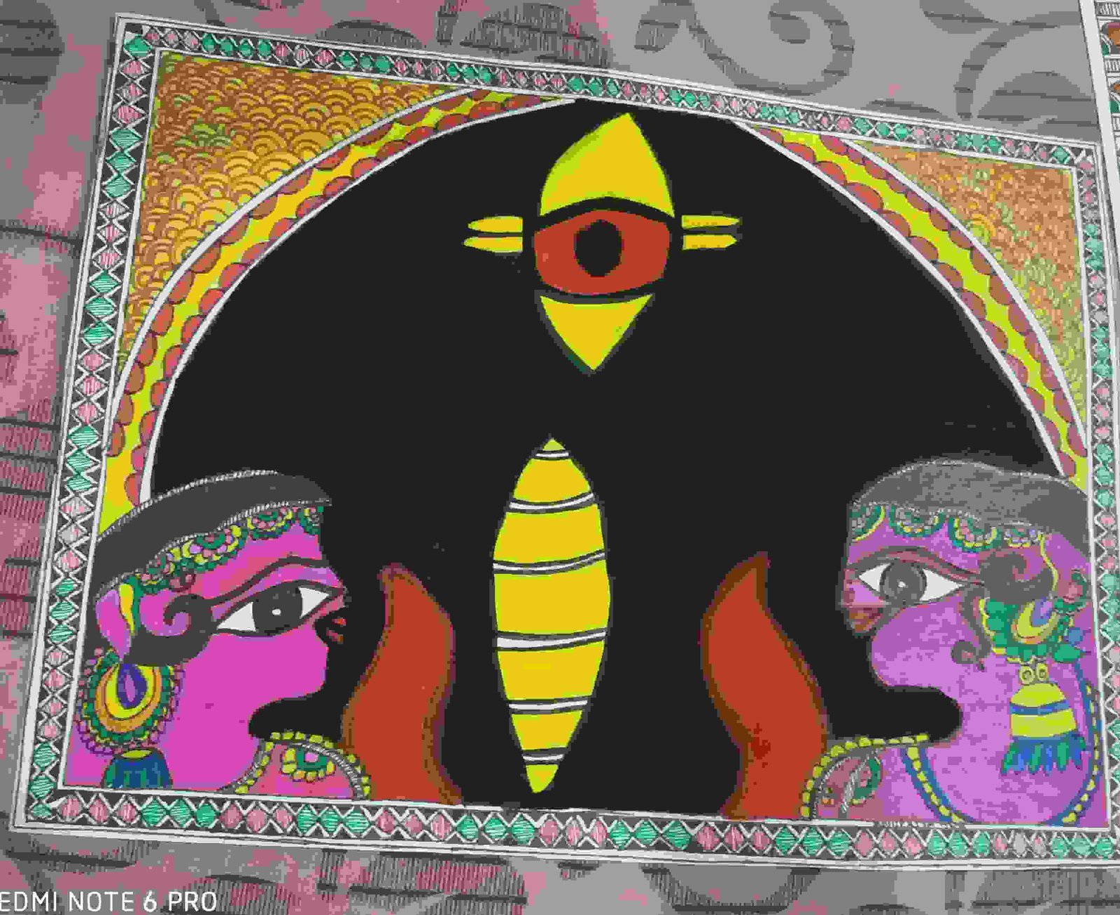 Painting Of Madhubani Painting In 1piece Size A4 Sq Cm Price