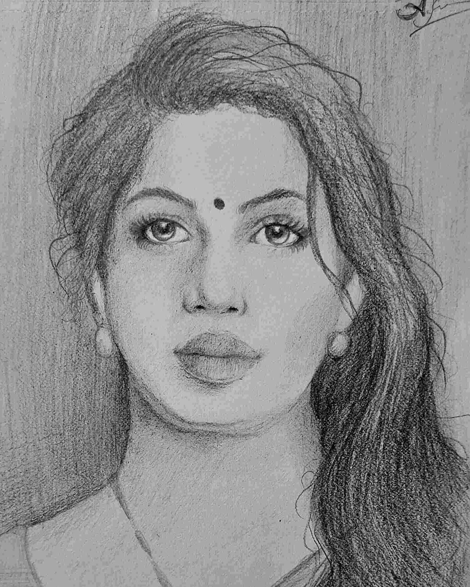 Beauty In Simplicity Portrait Sketch