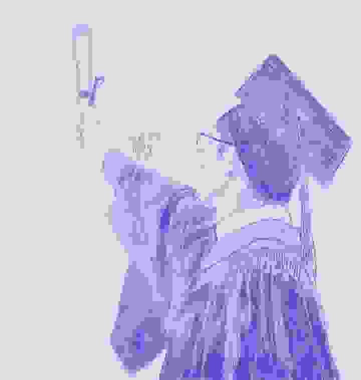 Painting Of Graduation In Pen Paint Size A4 Sq Cm Price