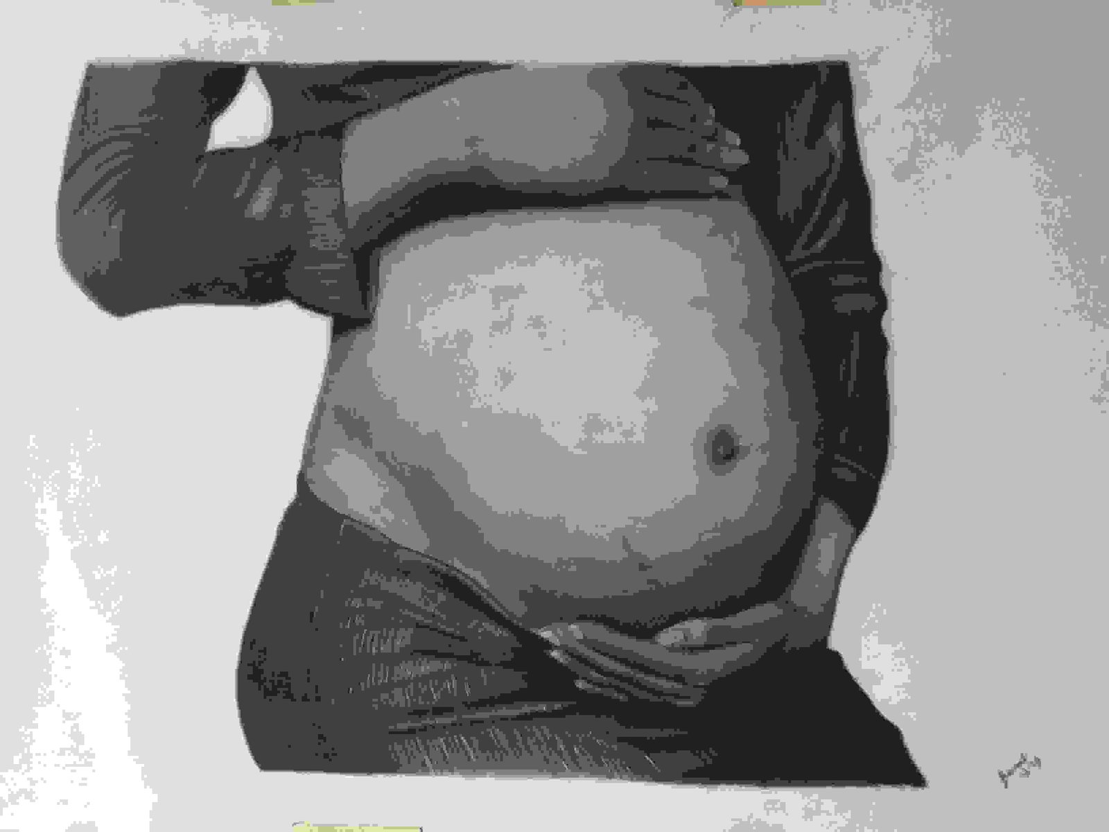 Painting Of Dear Mother In Charcoal Drawing Size 4572cm To 6096cm Sq C