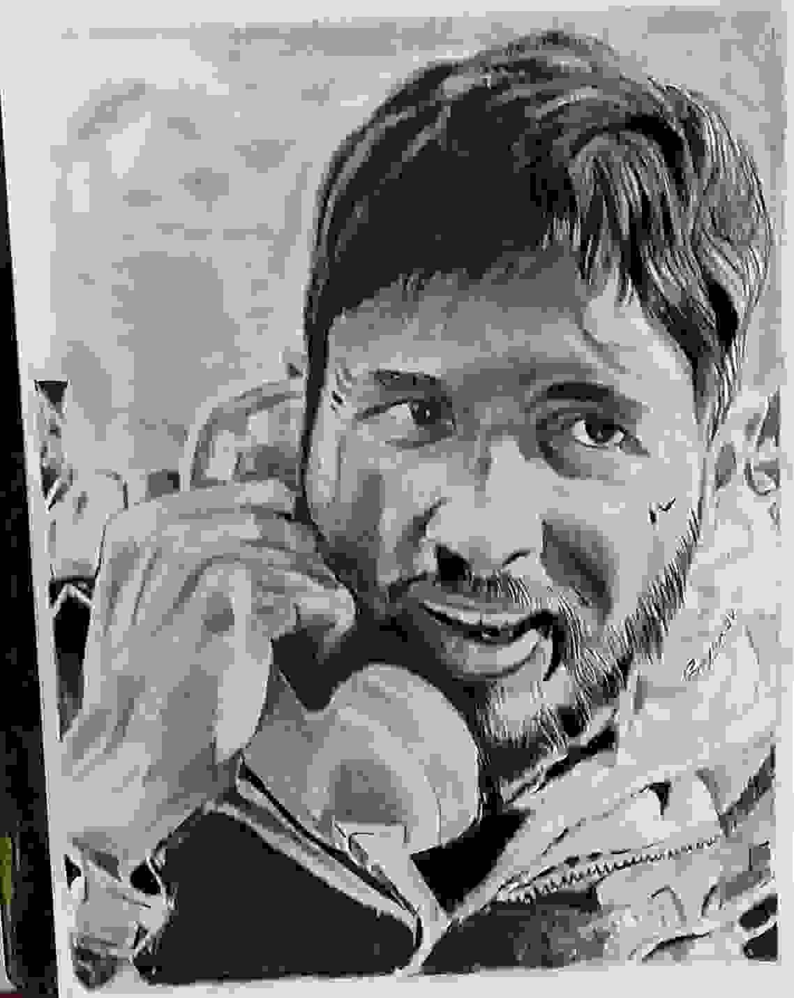 He Is Calling Someone Using Telephone
