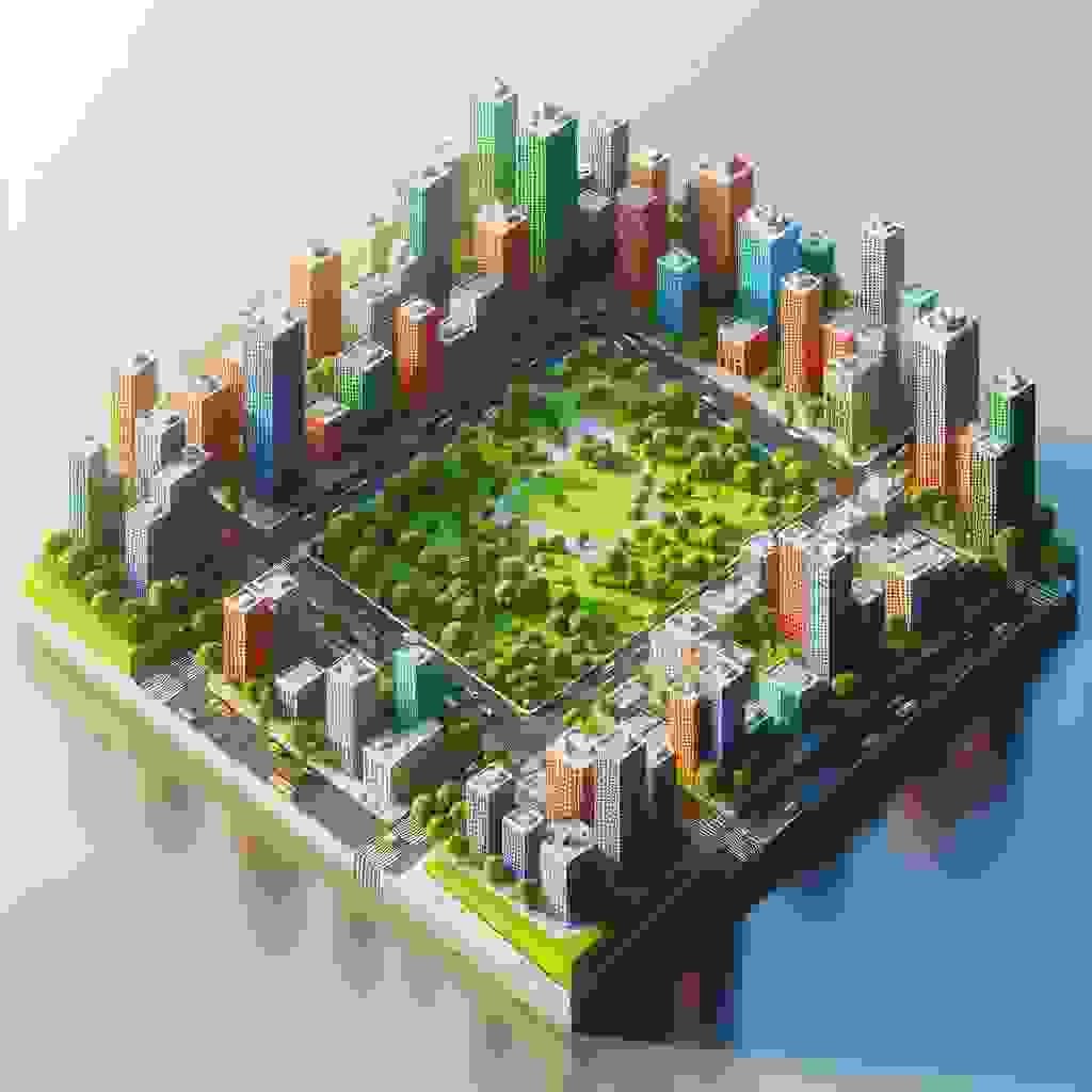 Painting Of Tiny Sims Central Park Sim In Revelxyz Size 20 S