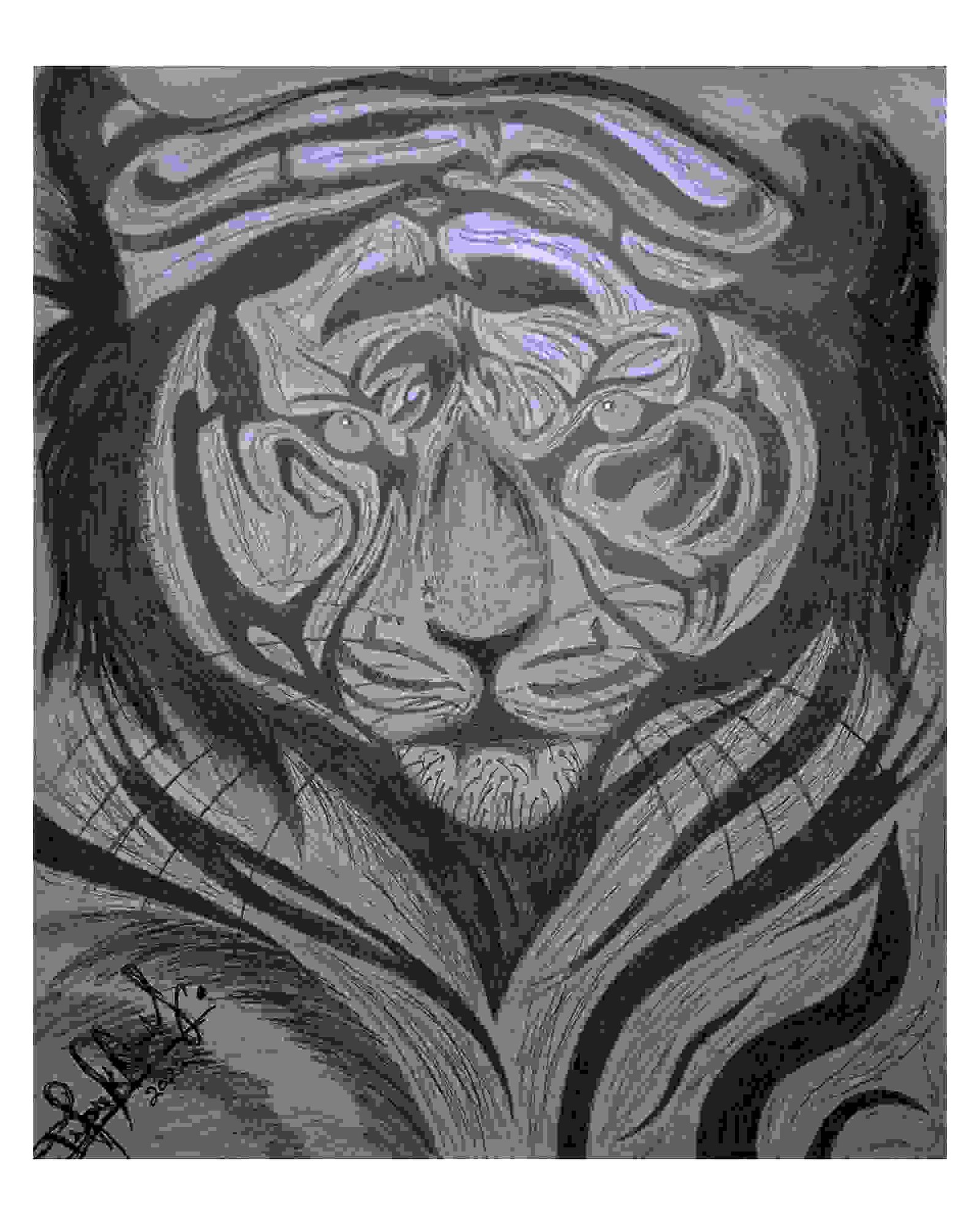 Thats The Last Its An Beautiful Hyper Tiger Drawing