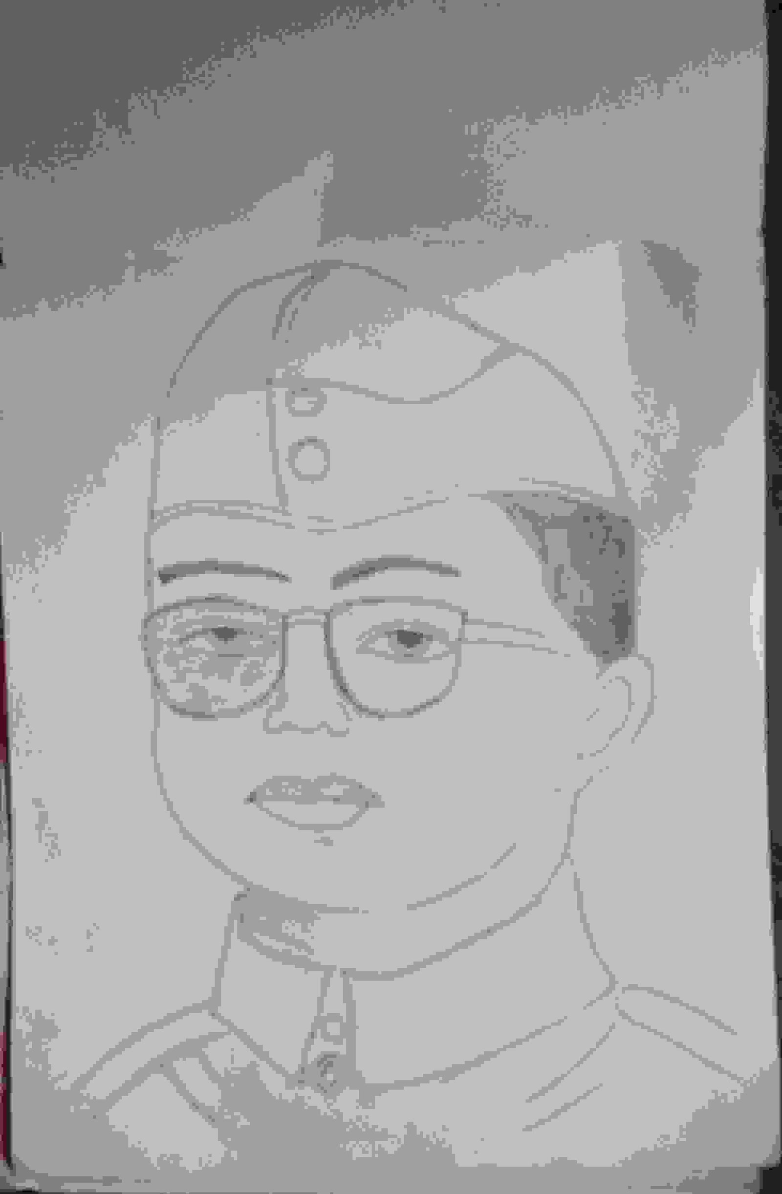 Netaji Subash Chandra Bosh Potrait Sketch For Kids Drawing