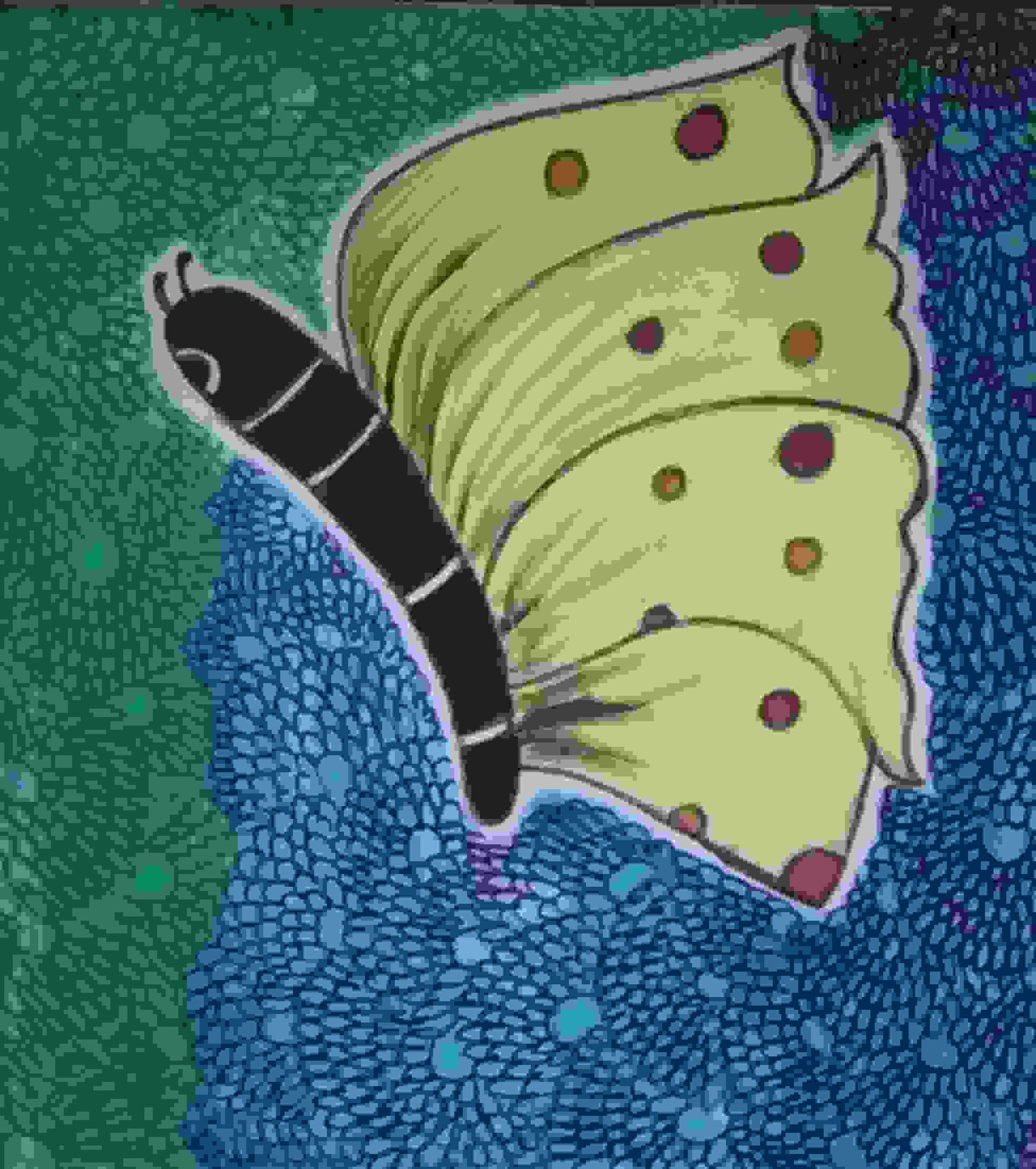 Butterfly Roaming In The Madhubani Dreamland