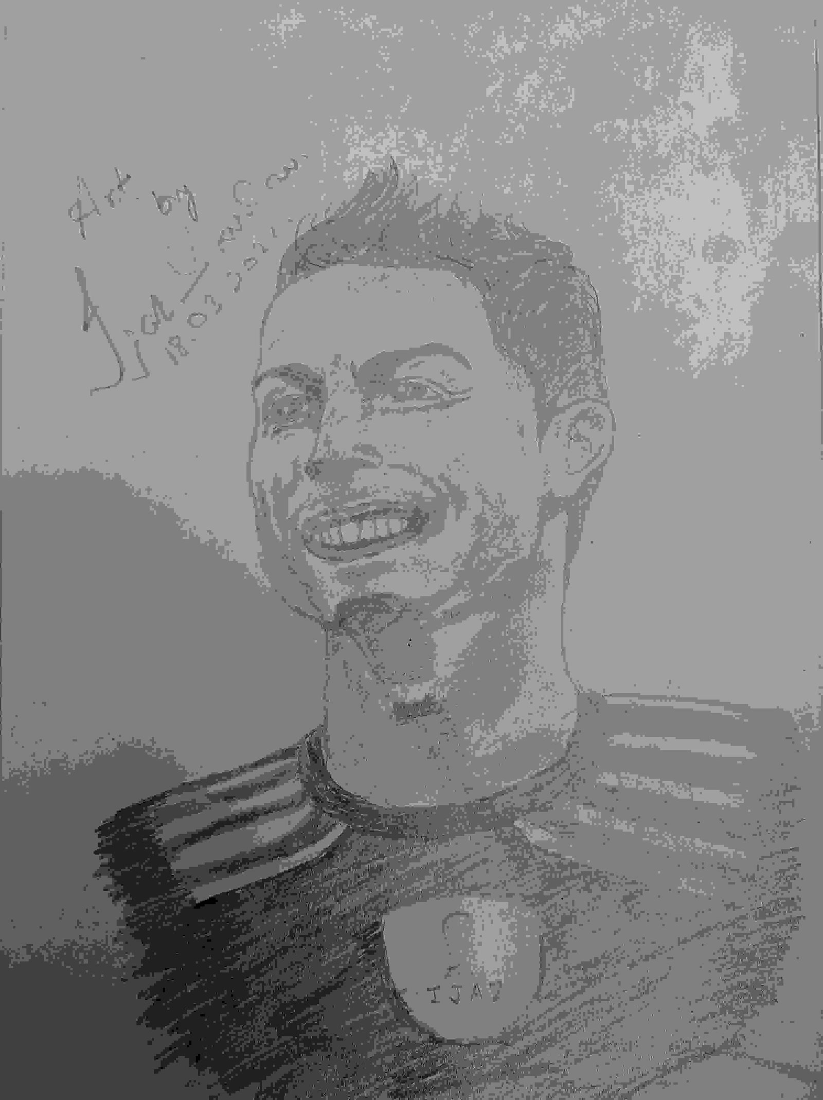 CR7 Drawing by Atkinson Pereira - Pixels