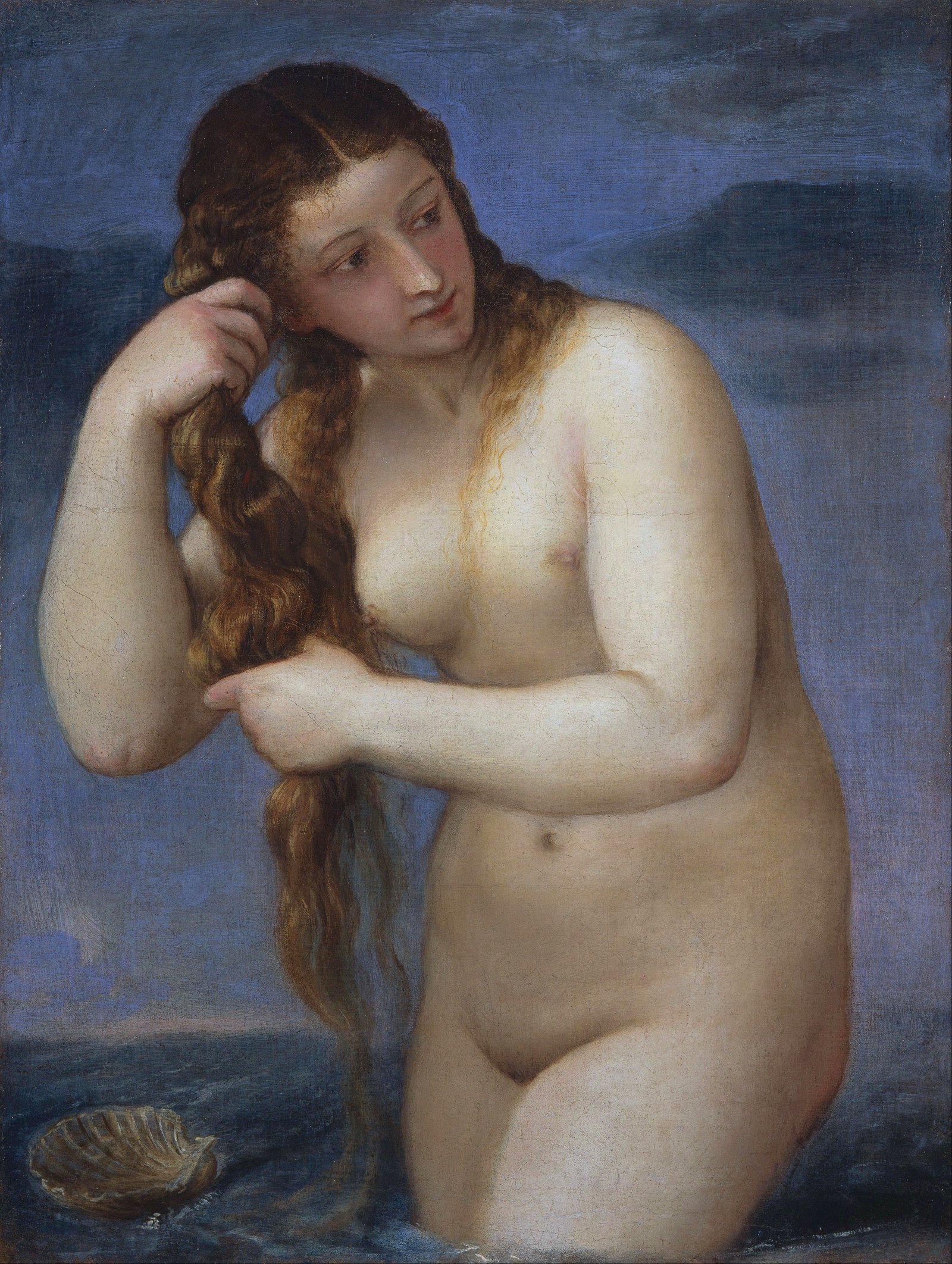 Venus Anadyomene Greek Literally Venus Rising From The Sea Is A C1520 