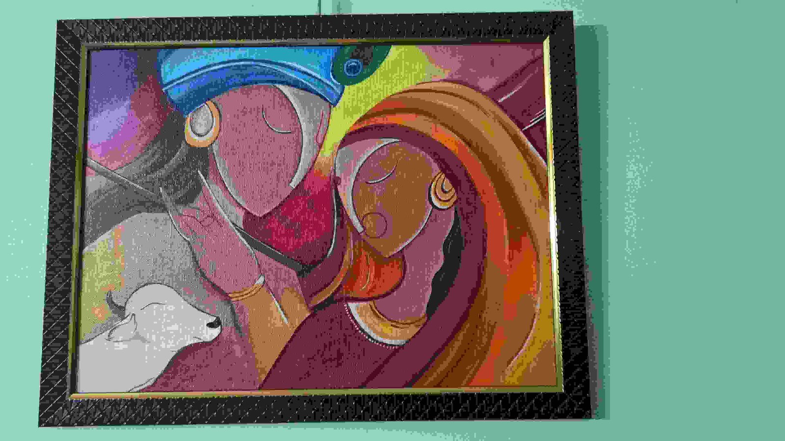 Shree Radha Krishna Divine Love In Frame