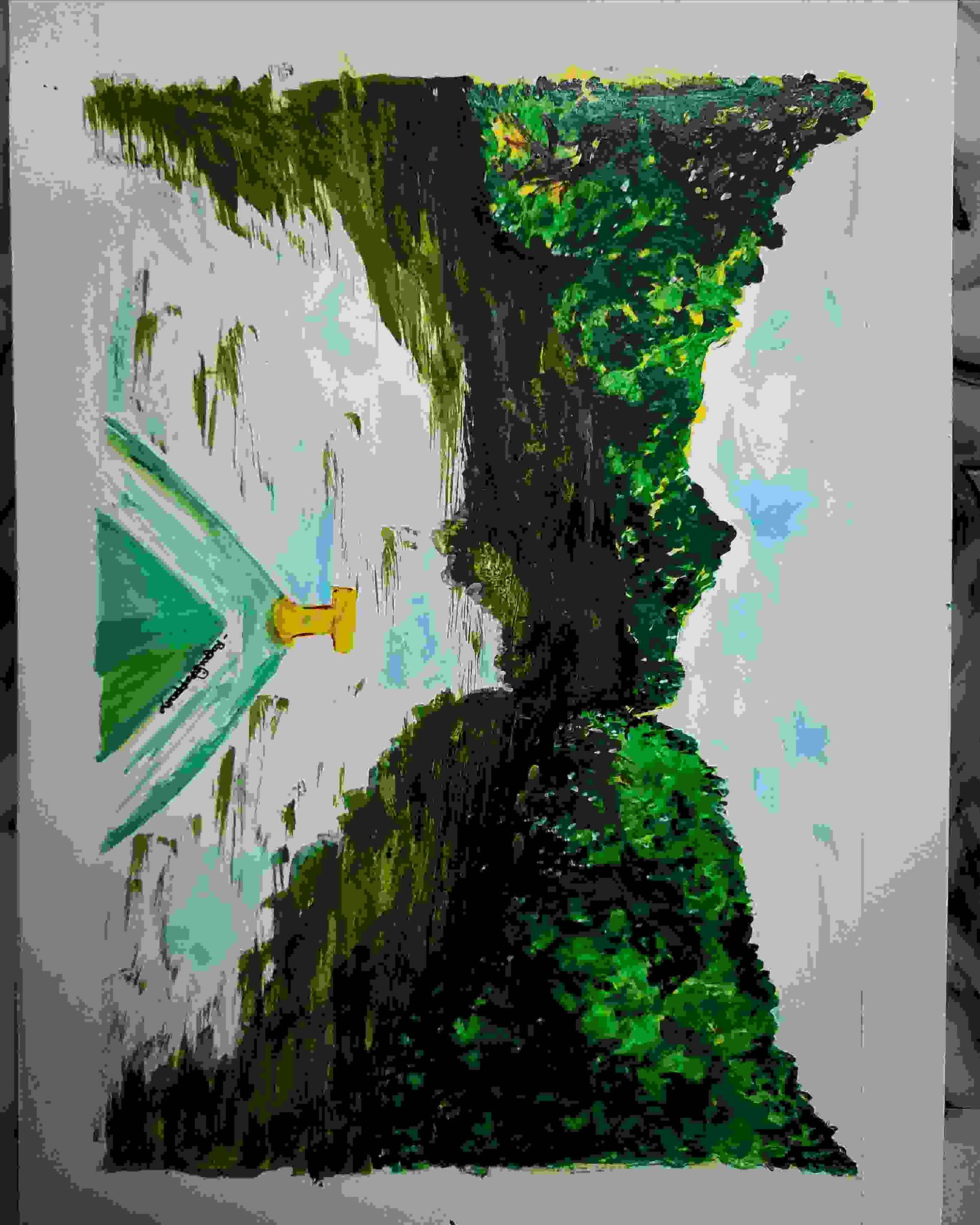 Painting Of Pichavaram Mangrove Forest In Acrylic Painting Size A3 Sq 