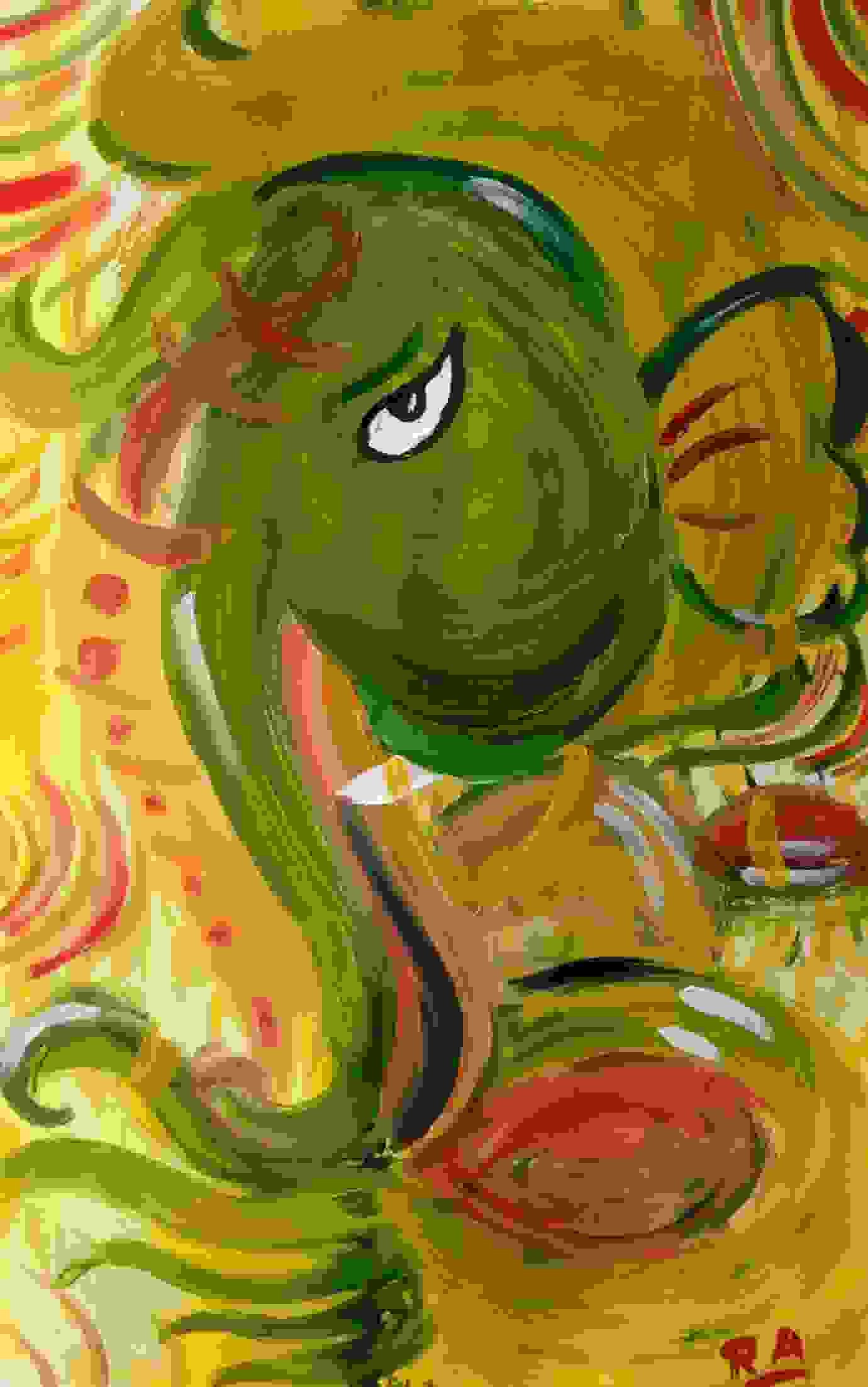 Painting Of Titel The Lord Ganesha In Oil Painting Size 1420cm Sq Cm P