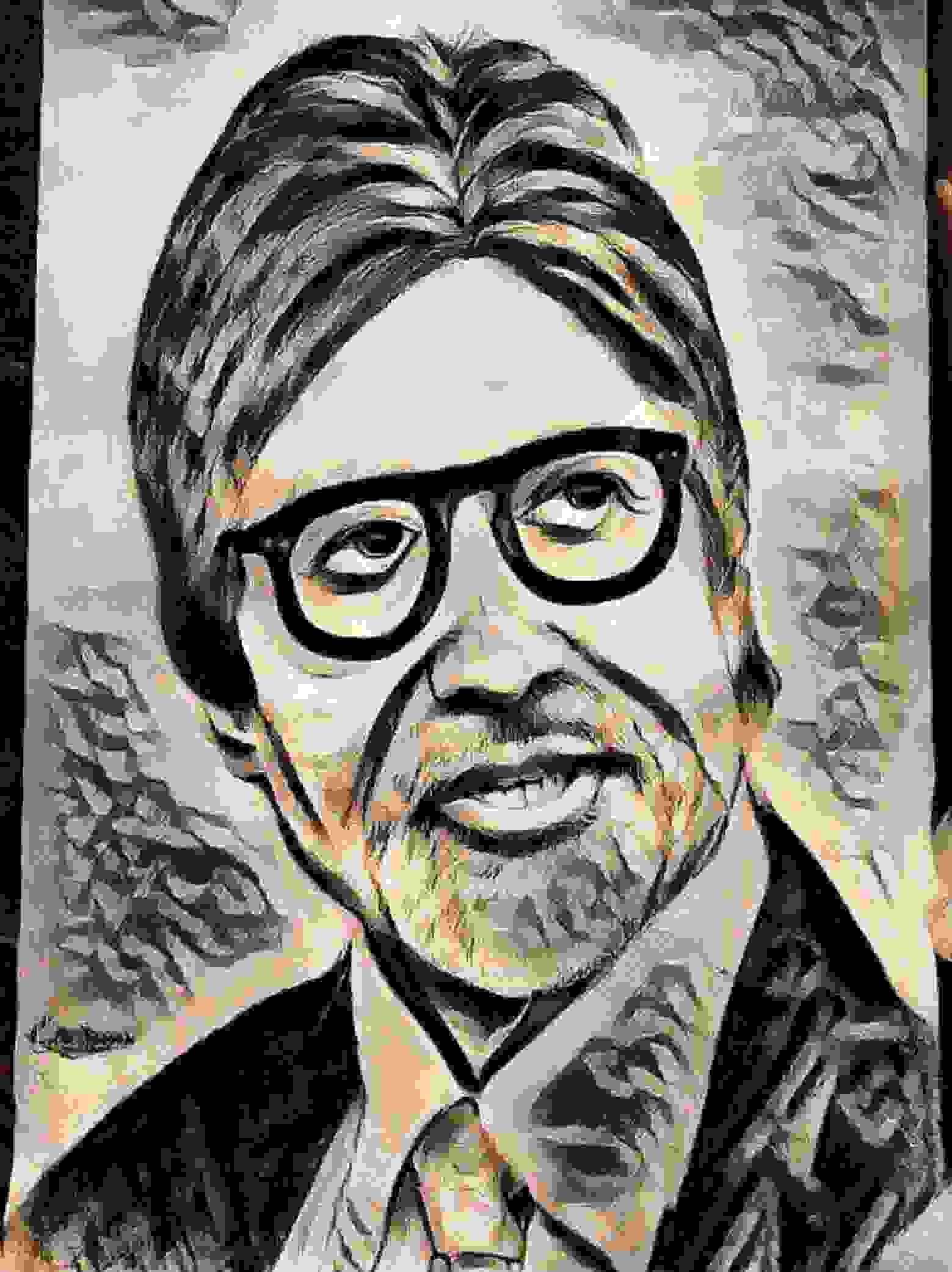 Vector Art Skecth Of Big B